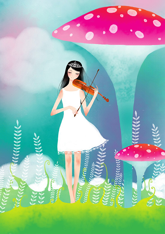 画儿晴天插画作品《悠悠花巫》（图ZNjQ0MTQ0OA==） - 创作习作 - 站酷设计师画儿晴天原创素材 - 站酷ZCOOL