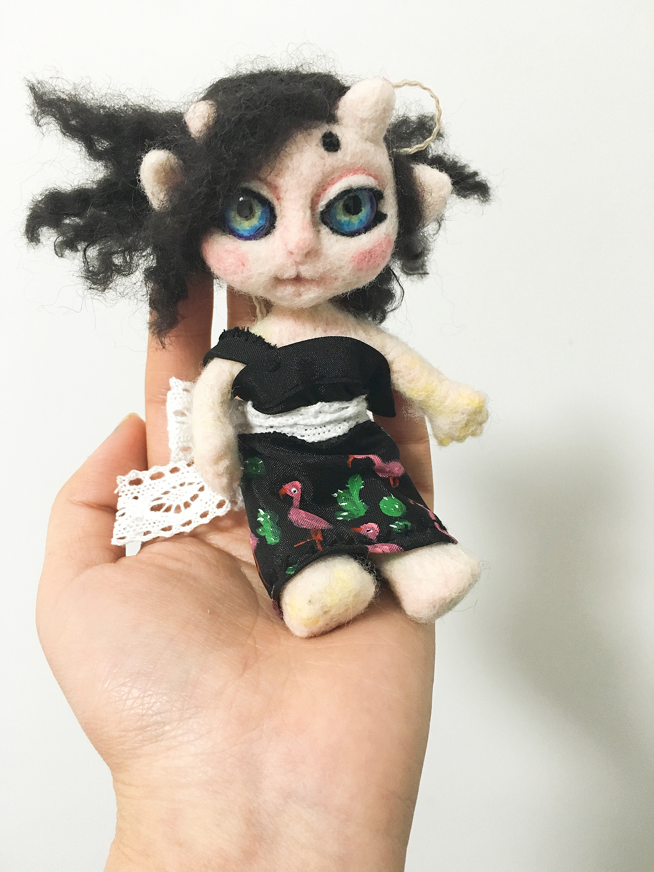 我的第一个毛毡娃 小魔怪 感觉自己像个造物者（图ZNzg2MTQyMDg=） - 手办/模玩 - 站酷设计师w鲨_210原创素材 - 站酷ZCOOL