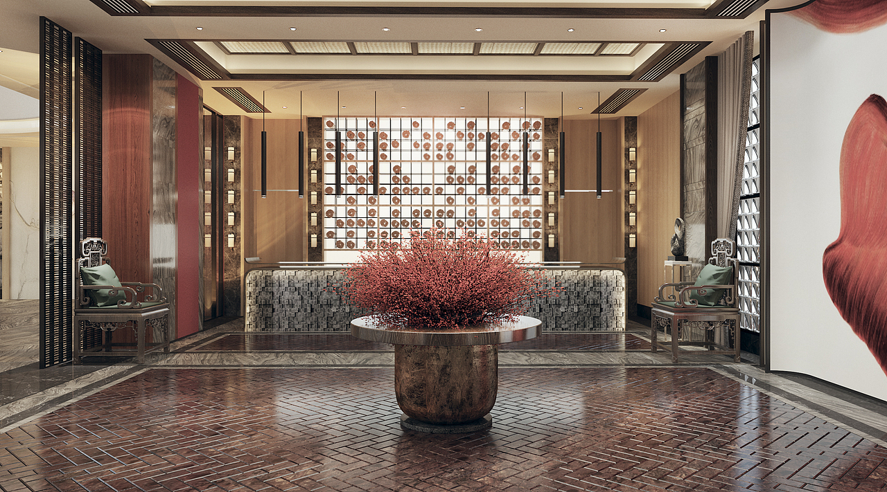 山顶酒店大堂（图ZMTk1MDc3MjA4） - 家装设计 - 站酷设计师灬大奇奇灬原创素材 - 站酷ZCOOL