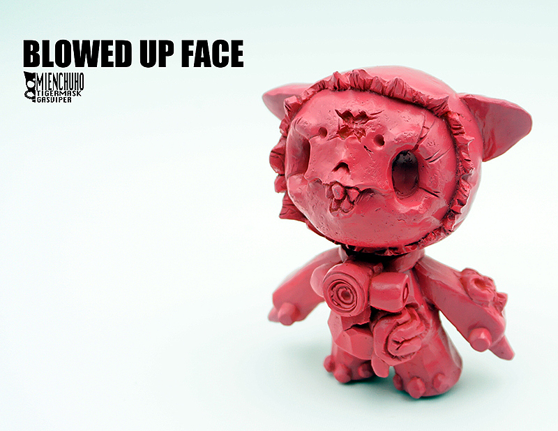 [瓦斯蛇制造]MIENCHUHO BLOWED UP FACE面具虎系列第三款作品-爆炸脸（图ZNjQyOTUyNjg=） - 手办/模玩 - 站酷设计师瓦斯蛇原创素材 - 站酷ZCOOL