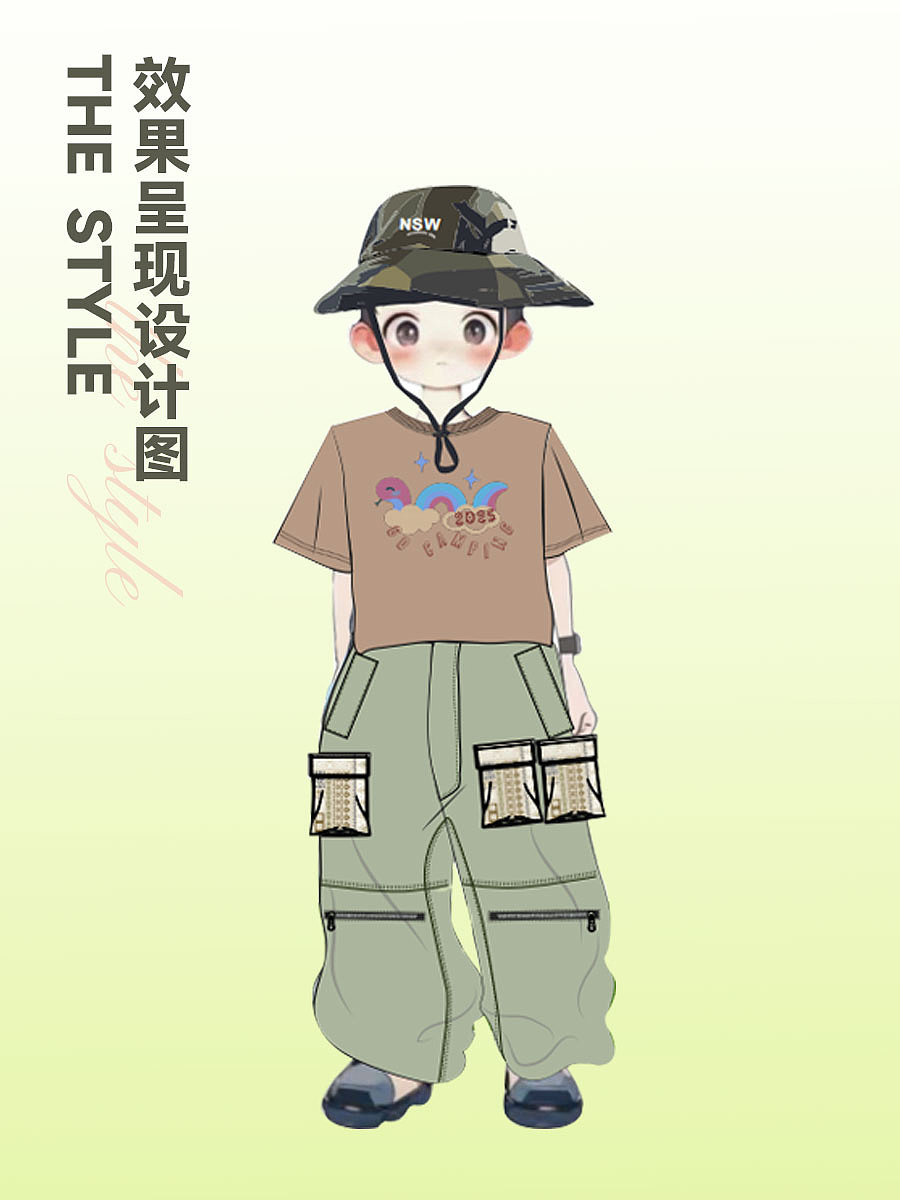 设计灵感分享|童装运动户外系列手稿图