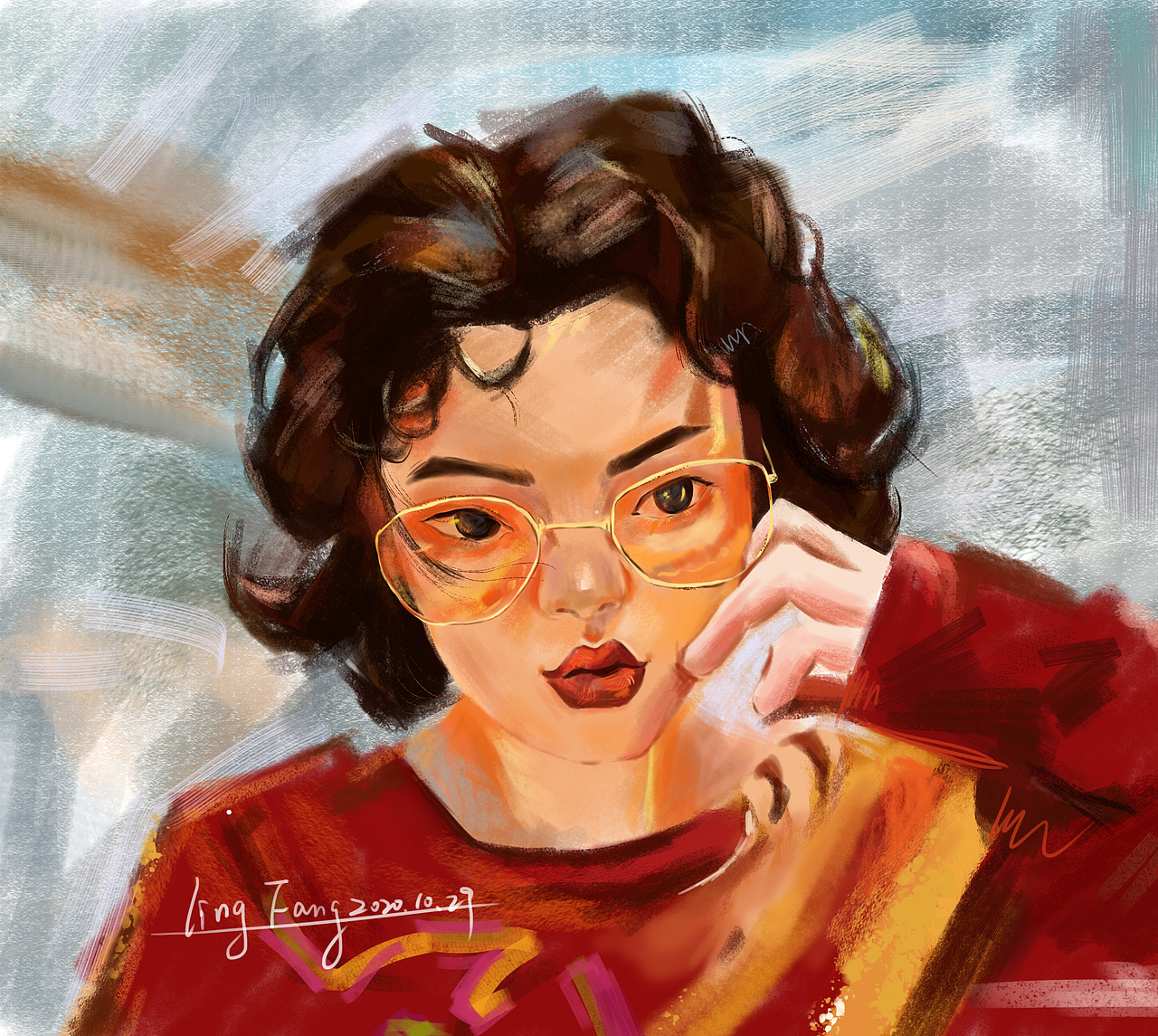 厚涂临摹练习（图ZMjYzNDAzOTA0） - 商业插画 - 站酷设计师泡面好吃马原创素材 - 站酷ZCOOL