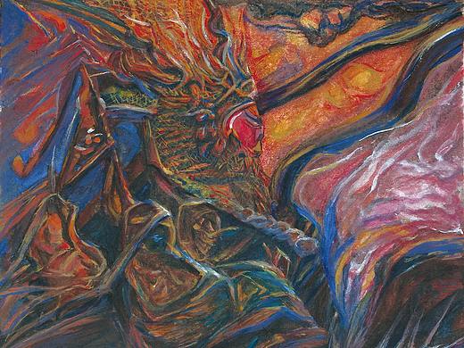 《斗战圣佛》色粉画