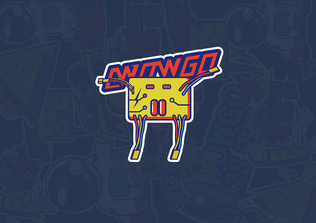 电动滑板卡通贴纸