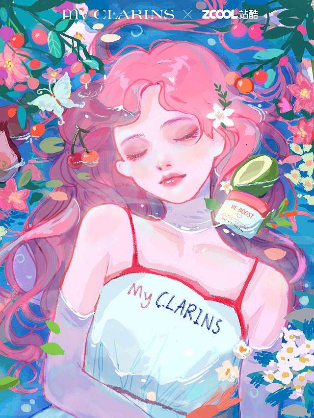 滋润美肌，展颜自然（图ZMzQ0ODIzNjQw） - 海报 - 站酷设计师神偷饺子猫原创素材 - 站酷ZCOOL