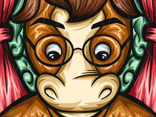 国潮插画-原创【马到成功】（个人主页-ZNjg3NjMxNDA=） - 商业插画 - 站酷设计师Anne安倪原创素材 - 站酷ZCOOL