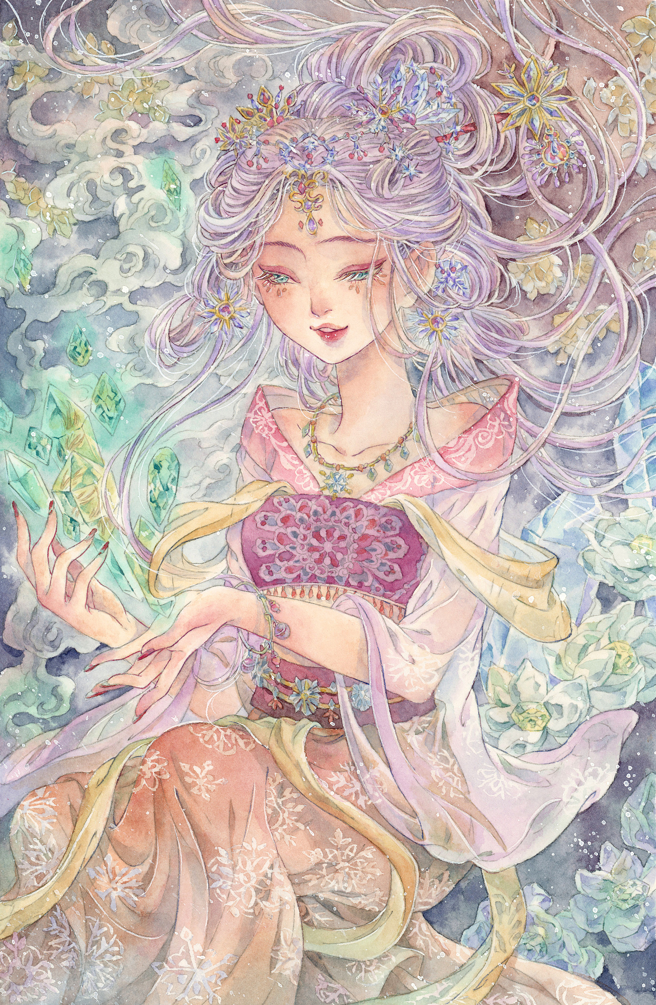 国风拟人水彩|插画|创作习作|沄珊 - 原创作品 - 站酷 (zcool)