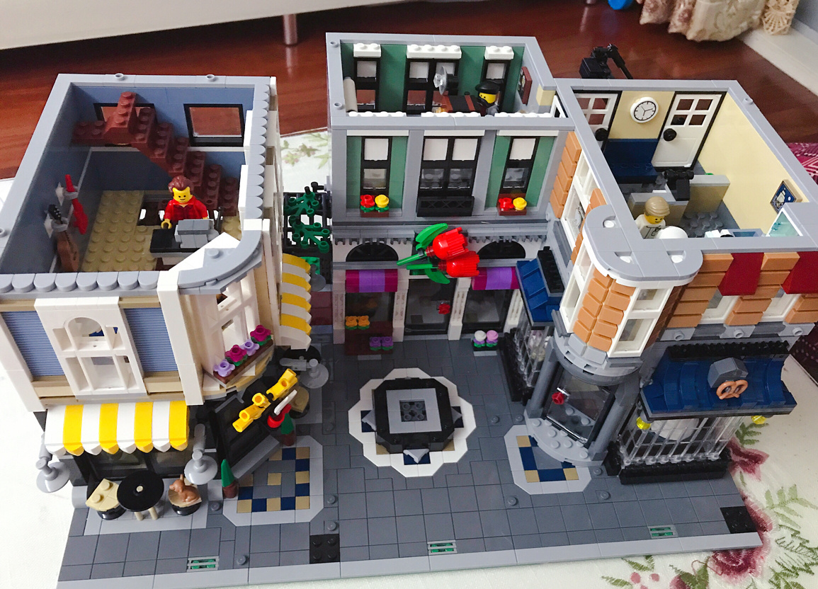 乐高 LEGO 城市组 60306 购物街 2021年拼装评测_哔哩哔哩_bilibili