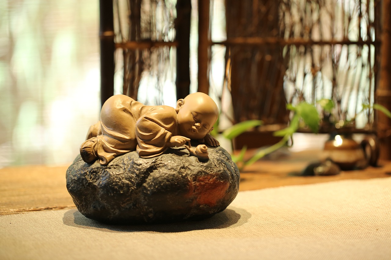 一角禅原创小沙弥《邂逅》