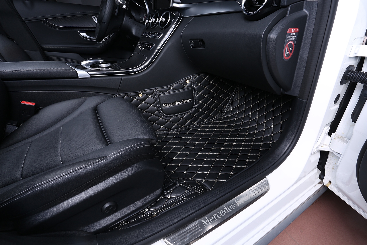 汽车脚垫拍摄 奔驰专用脚垫拍摄 原图无修