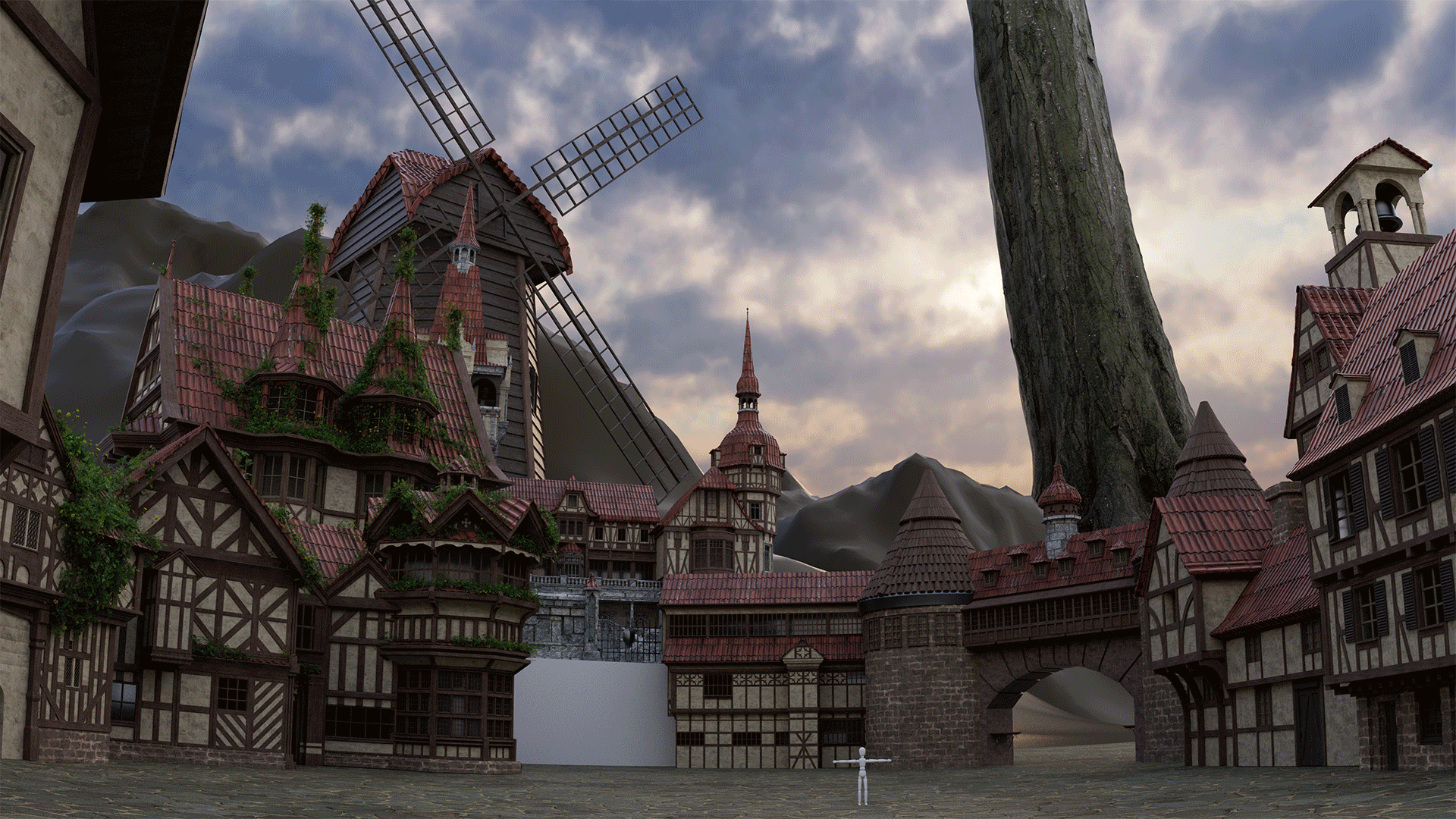 小镇（图ZMjk2MDUwMDQ4） - 场景 - 站酷设计师Glassheart原创素材 - 站酷ZCOOL