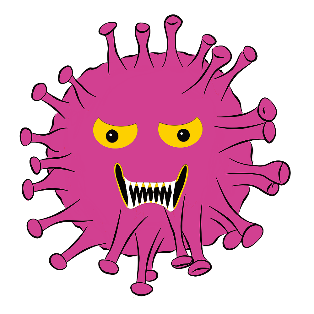新冠病毒动画形象图片
