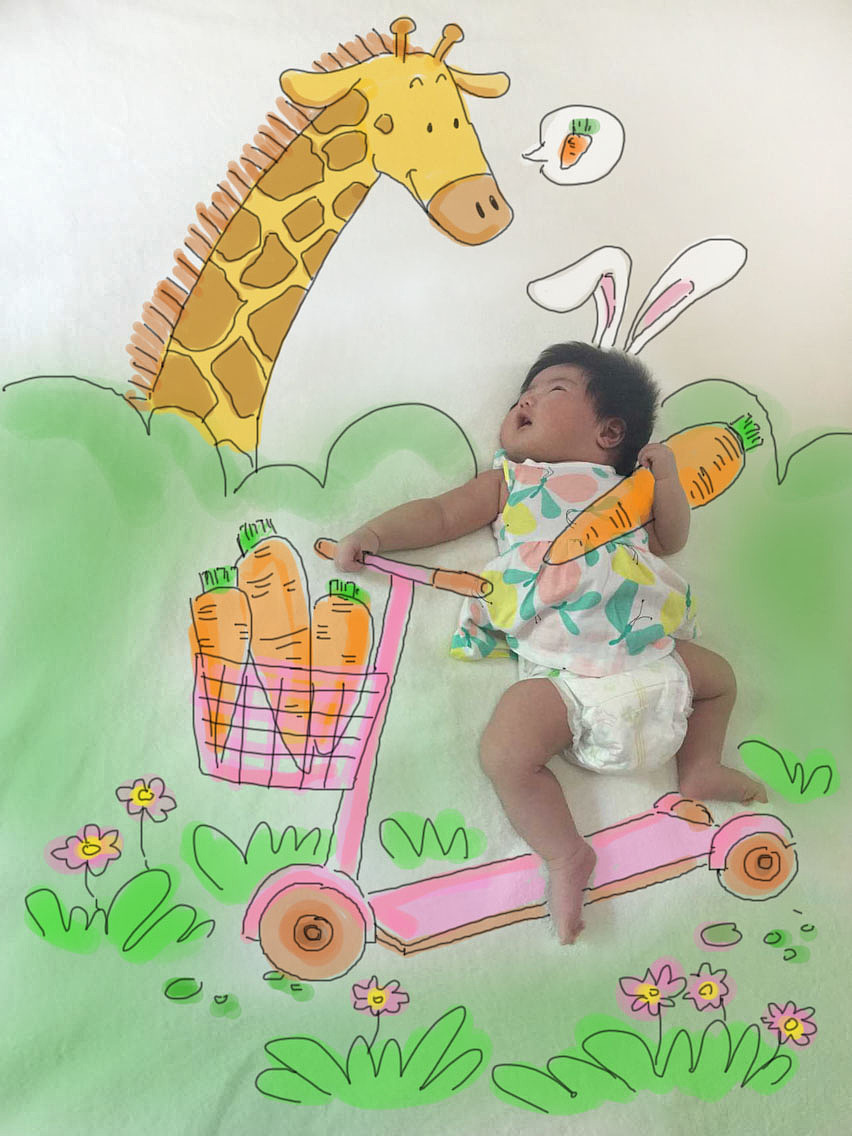 給朋友家的寶寶涂鴉（圖ZMTM2MTQ0Nzg4） - 其他平面 - 站酷設(shè)計(jì)師涂我世界原創(chuàng)素材 - 站酷ZCOOL