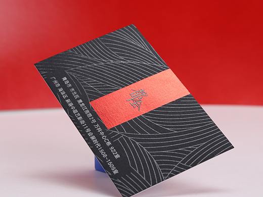 温度名片--烫金工艺的不同风格展示