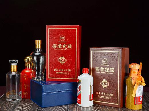 白酒皮盒包装