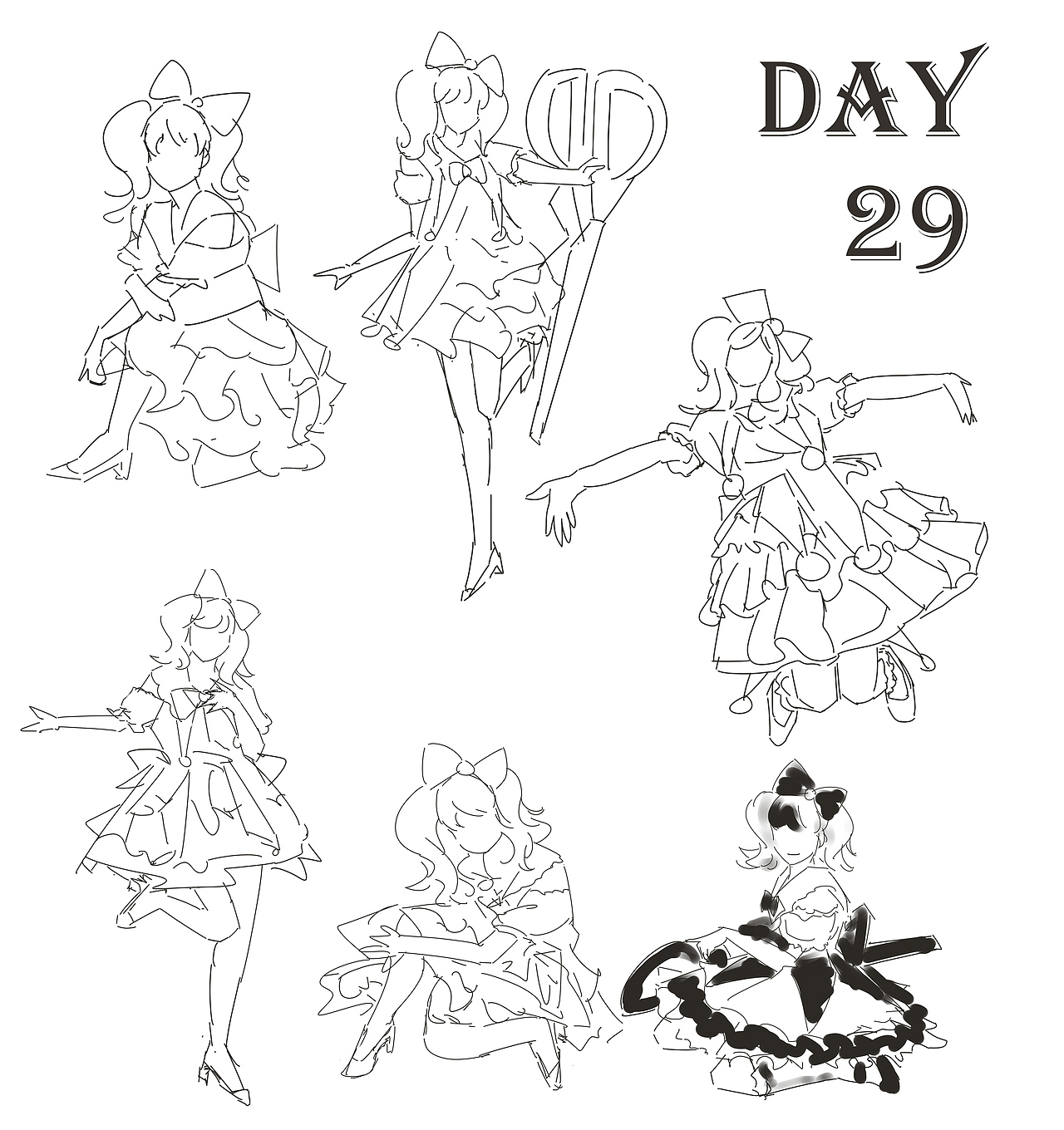 #速写60天挑战赛# day 29@速写班长（图ZMjk0OTQ1NTE2） - 创作习作 - 站酷设计师千鹤莉莉卡原创素材 - 站酷ZCOOL