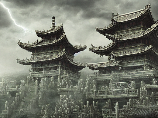 #AI创作实验室#天上白玉京