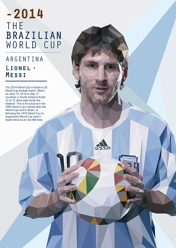 [2014世界杯球星立体肖像]