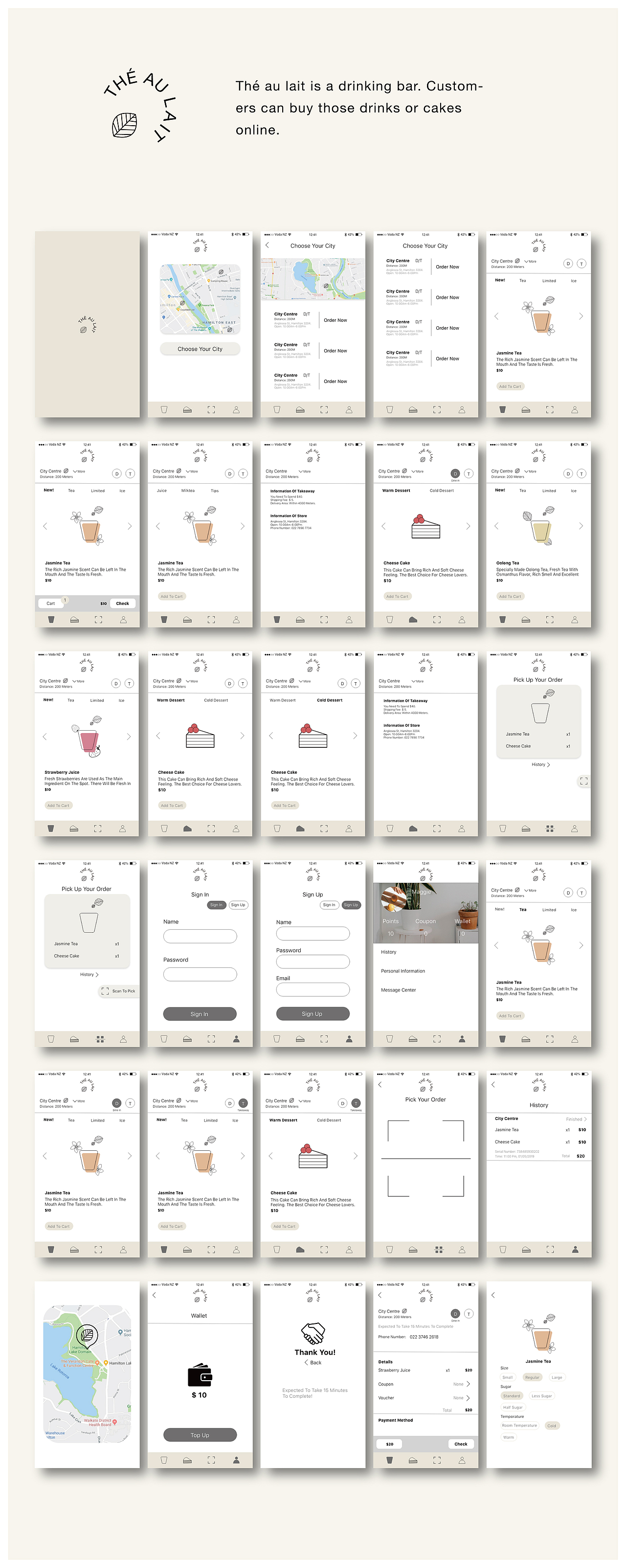 Thé au lait（图ZMTk3NDMzMTEy） - APP界面 - 站酷设计师M3NG原创素材 - 站酷ZCOOL