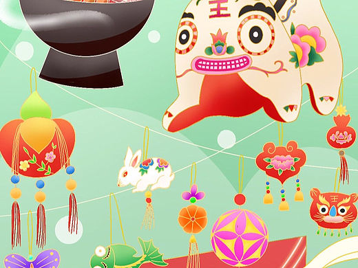 庆阳香包民俗文化节海报