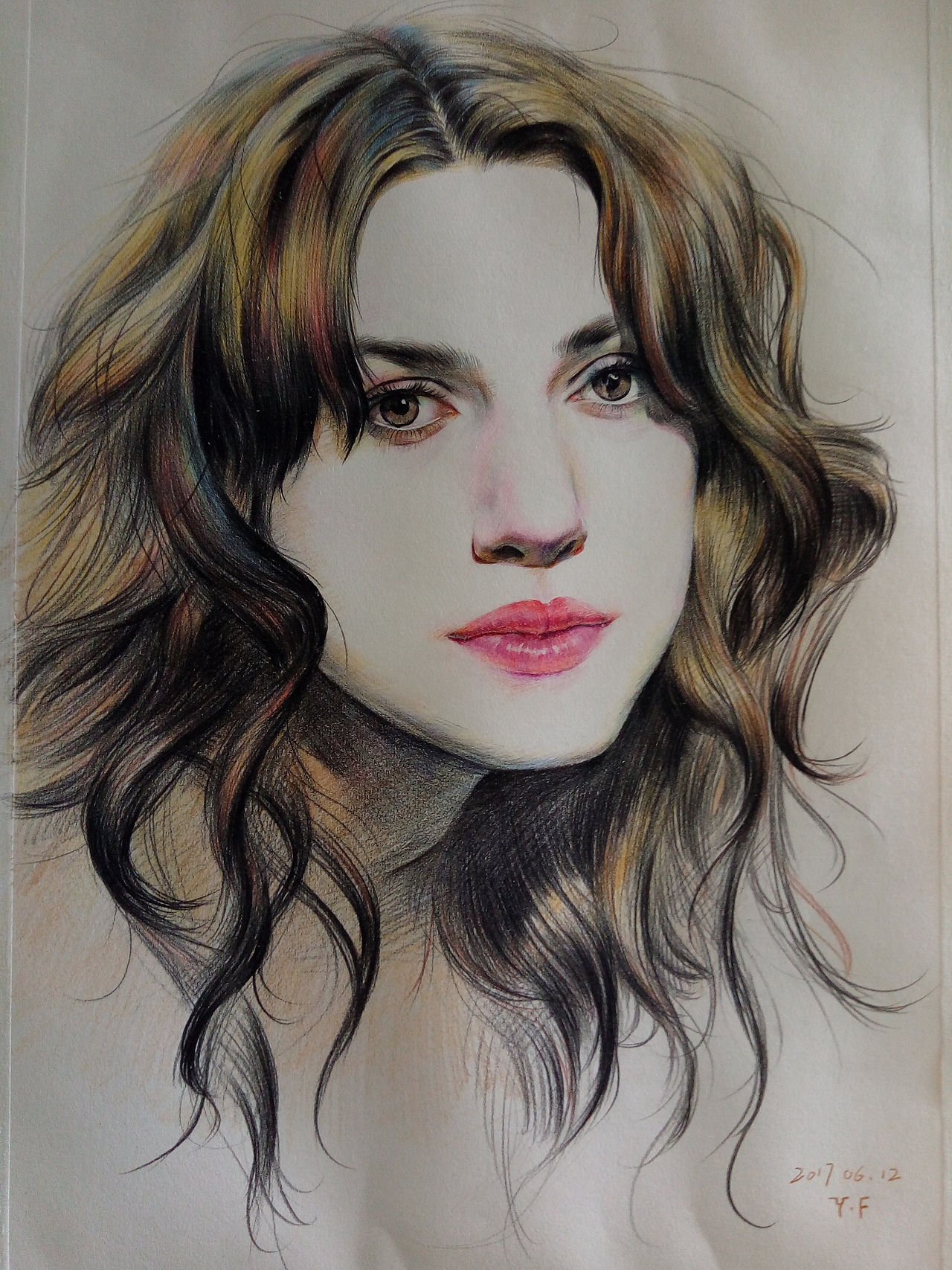 彩铅人物|纯艺术|绘画|雅芬yf_原创作品-站酷zcool