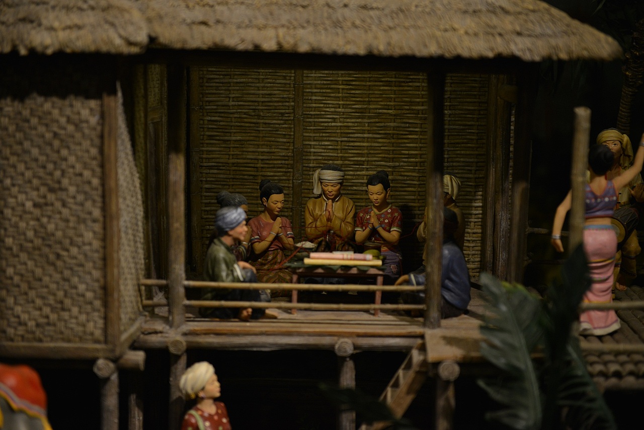 56个民族婚俗微雕2