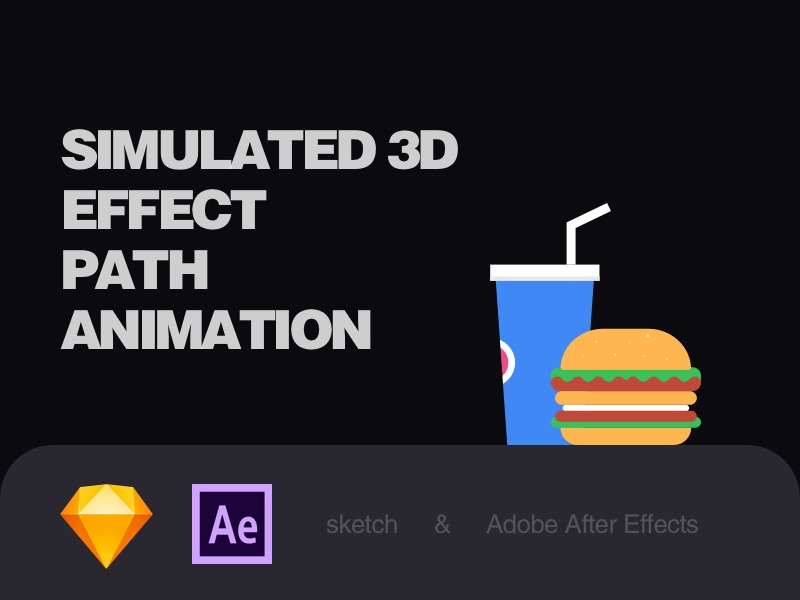 Simulated 3D(附教程)AE-path animation