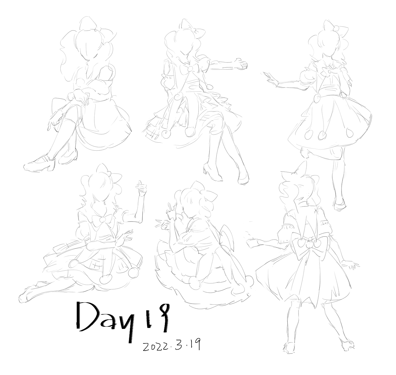 #速写60天挑战赛#day19@速写班长（图ZMjkzMzQzNjQw） - 创作习作 - 站酷设计师快乐废物小熊原创素材 - 站酷ZCOOL