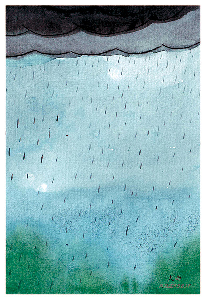 突然倾盆大雨……常州 |                    