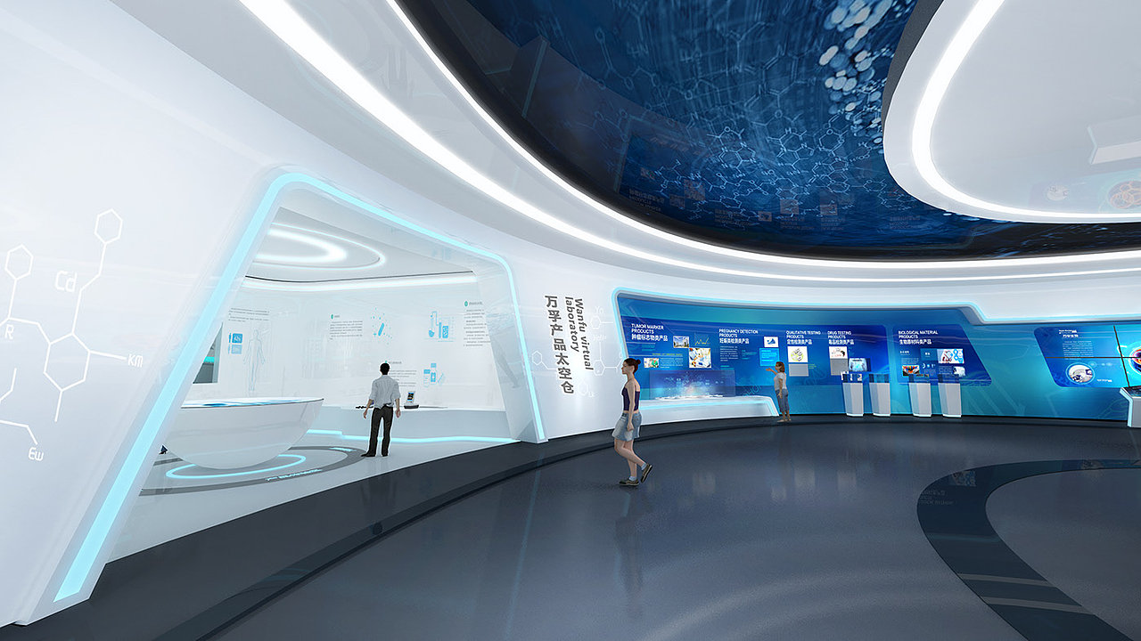 多功能企业展厅（图ZMTcyMDU3MTI4） - 其他三维 - 站酷设计师设计狮Ming原创素材 - 站酷ZCOOL