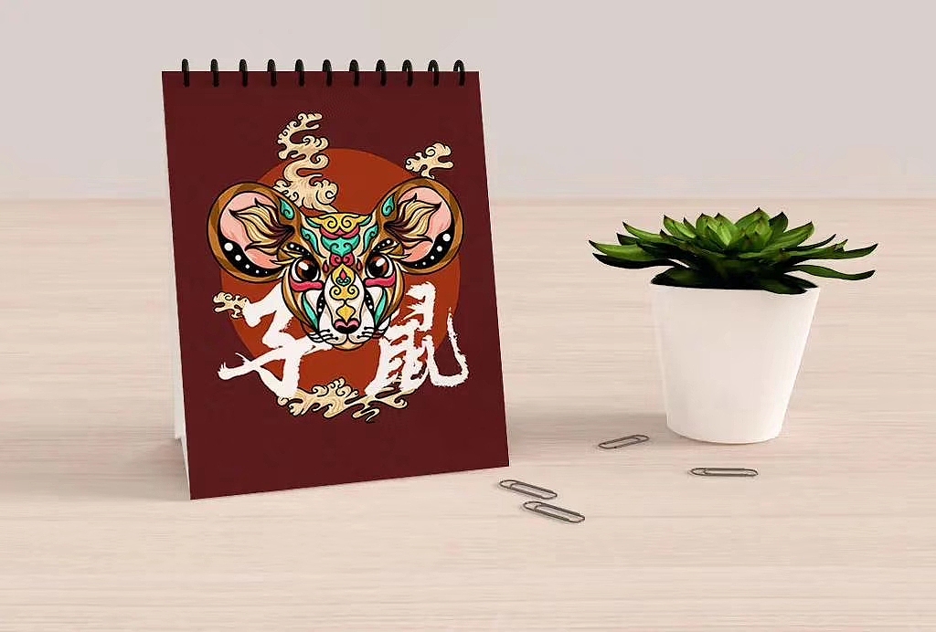 原创国潮插画设计_十二生肖