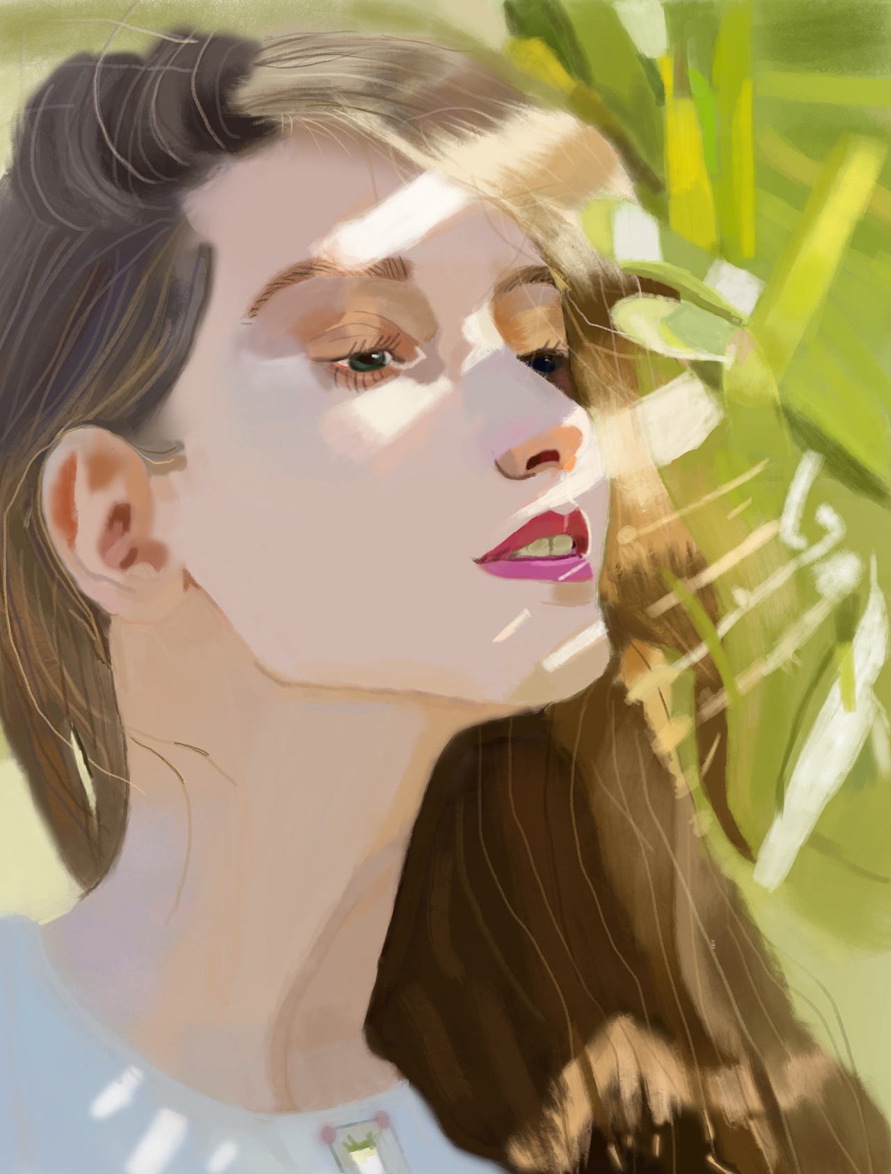 写实人像|插画|插画习作|conan一 - 临摹作品 - 站酷 (zcool)