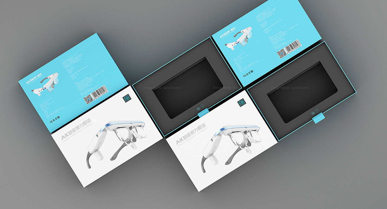 智能近视眼镜包装设计方案