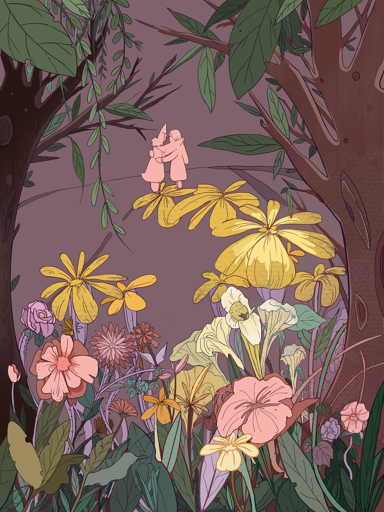 神秘花园|插画|绘本|z71237974 - 原创作品 - 站酷 (zcool)
