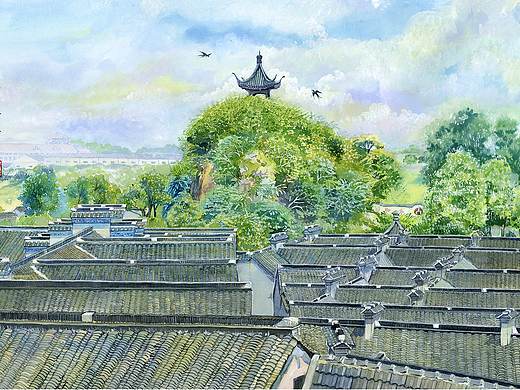 【手绘城市】蒜山