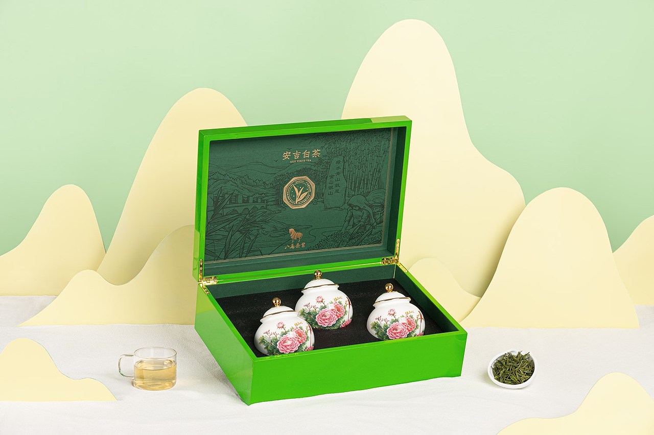 八马茶业 安吉白茶|黄金芽 茶叶产品包装设计