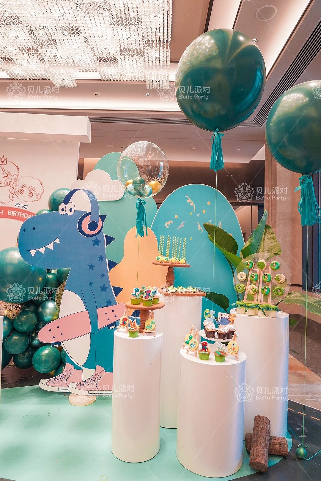 童趣十足|卡通摇滚范儿宝宝周岁生日宴