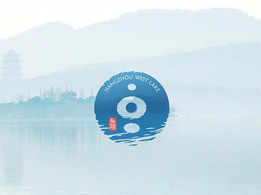 世界文化遗产杭州西湖logo