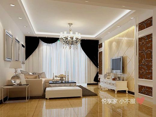 石家庄瀚唐133平户型分析以及装修效果案例分享（个人主页-ZMjA0NjY2NzI=） - 家装设计 - 站酷设计师yuexiangjia原创素材 - 站酷ZCOOL