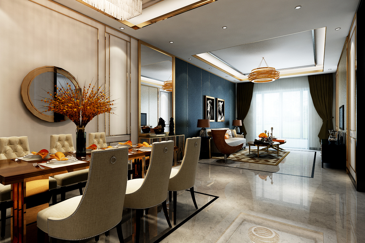 冯绍峰朋友圈晒照婚房装修效果图