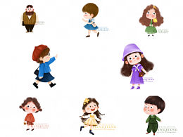 儿童插画人物