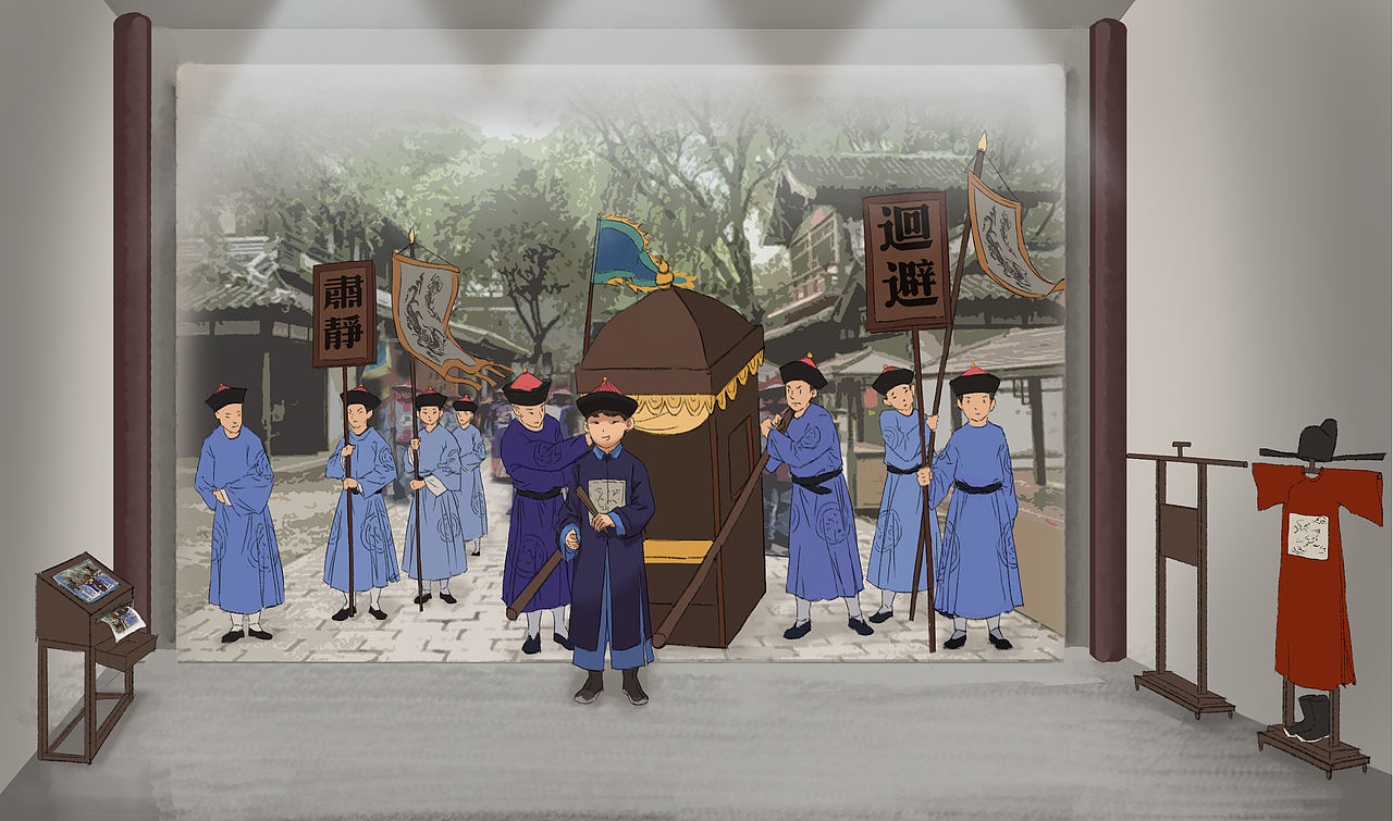 为官体验（图ZOTI3NDY3NDQ=） - Commercial illustration - 站酷设计师露露布丽鸡蛋原创素材 - 站酷ZCOOL