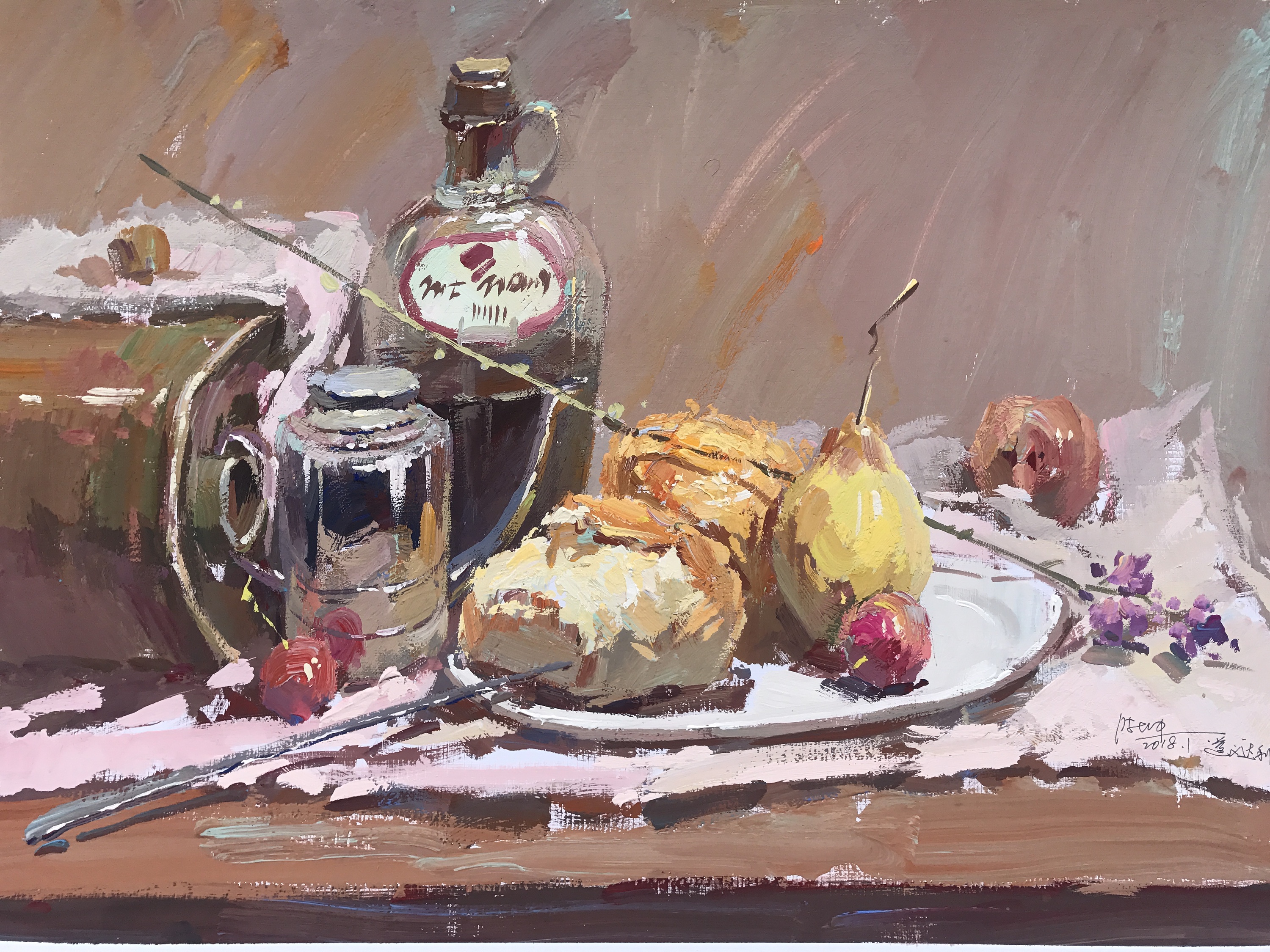 【贵州力量】陈坤色彩作品欣赏|纯艺术|水粉|贵州美术网 - 原创作品