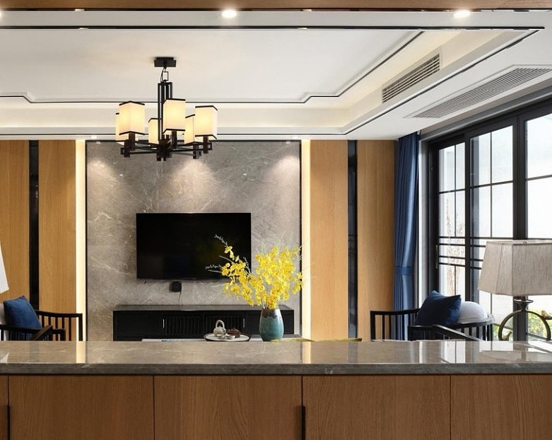 沈阳林凤装饰咋样——140㎡中式风格,白描。