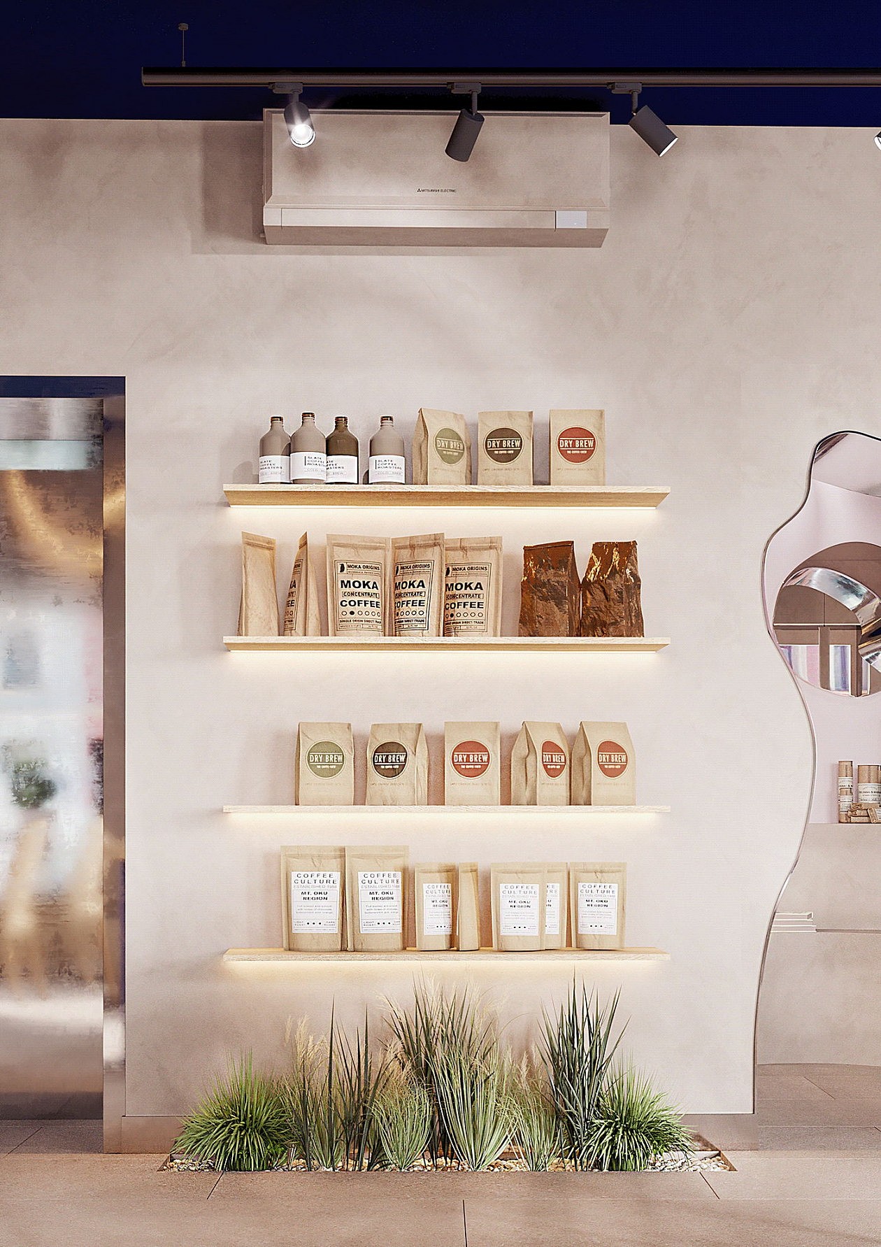 咖啡厅设计案例（图ZMjc1NjAyMDgw） - 商业空间设计 - 站酷设计师效果图设计莉莉原创素材 - 站酷ZCOOL