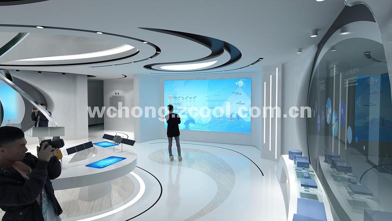 中国东方红卫星通信公司展厅设计