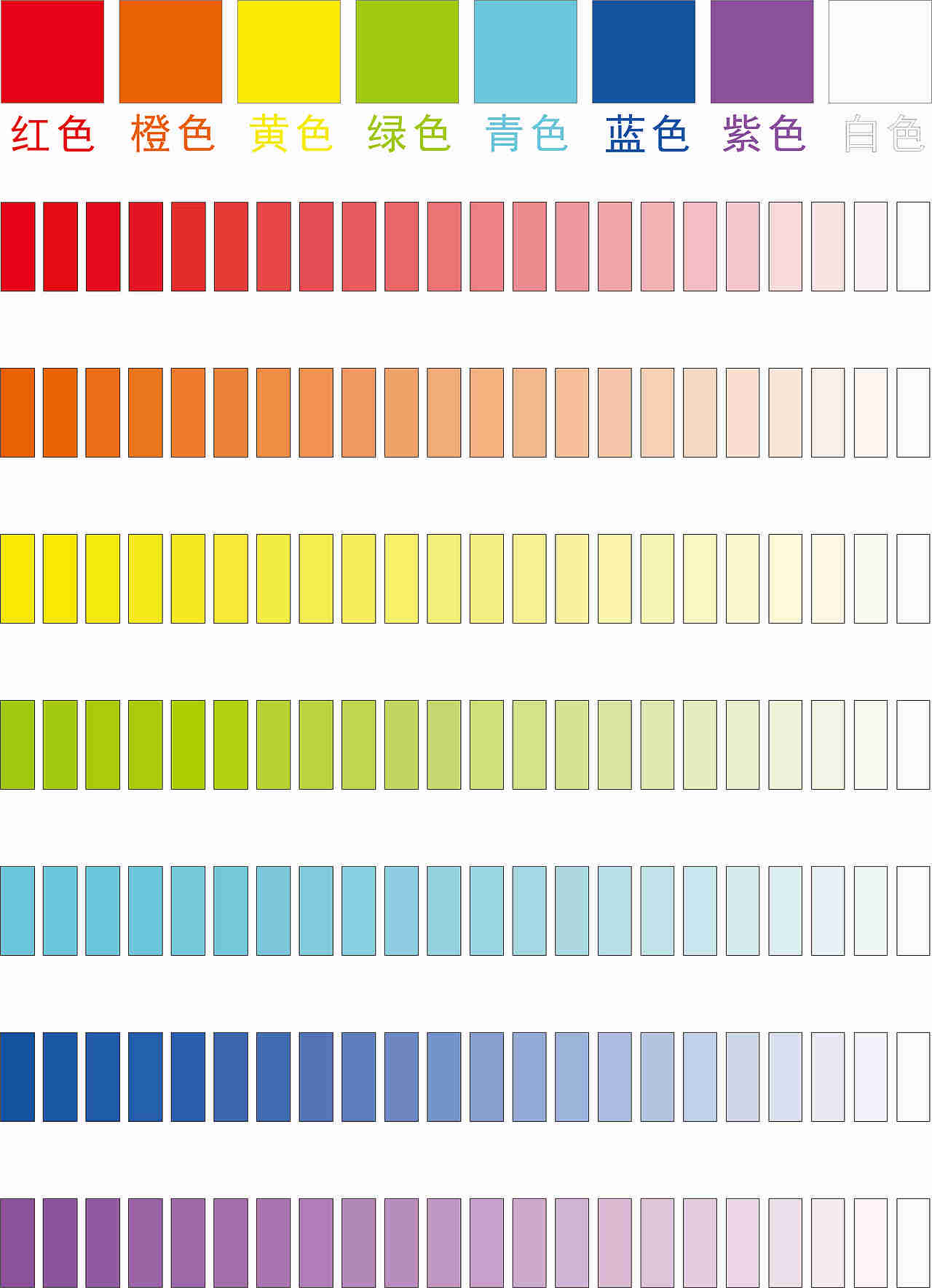 色彩渐变|平面|信息图表|苏贝晶_原创作品-站酷zcool