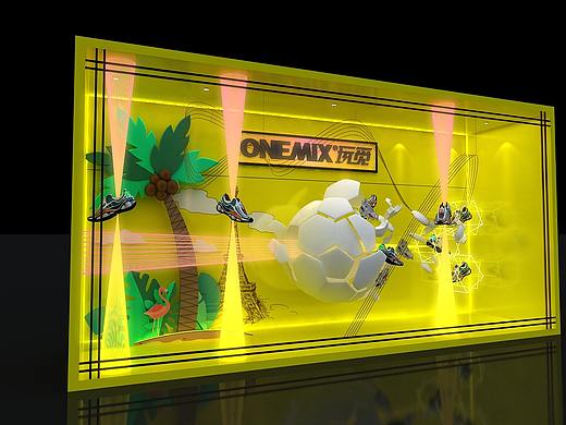 玩觅现代风黄色系艳丽3D效果图