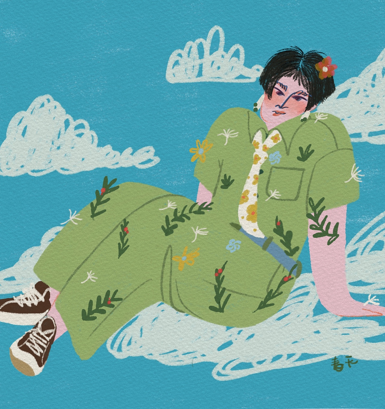 春天就要有花相伴呀