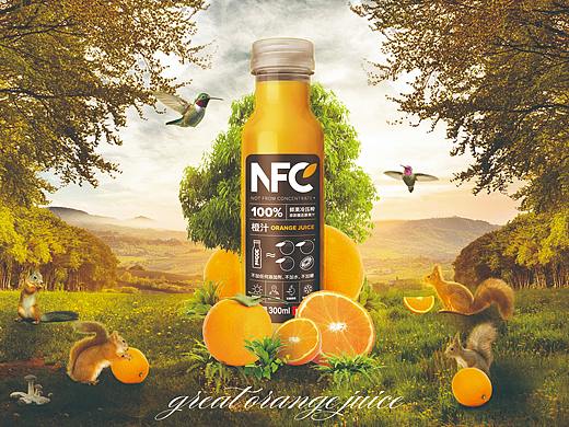 农夫山泉果汁产品合成（个人主页-ZNDI1ODc1NTI=） - 海报 - 站酷设计师亚索和她都是梦原创素材 - 站酷ZCOOL